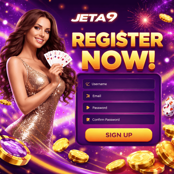 JETA9 login screen design